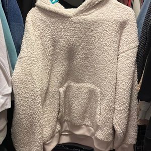 American Eagle sherpa hoodie